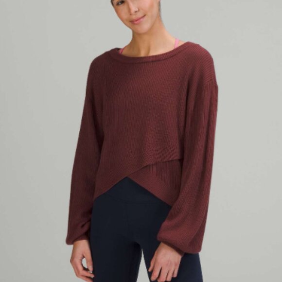 lululemon athletica Sweaters - NWOT Lululemon Reversible Crossover Sweater